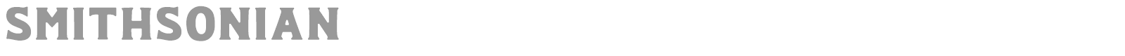 Smithsonian font preview